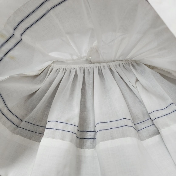 BONNIE JEAN x VINTAGE Sailor anchor little girl's dress‎ white nautical - Picture 7 of 10